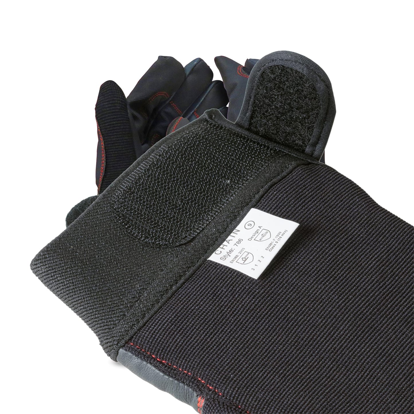 Oregon Chainsaw Gloves, 4 Way Stretch PPE Clothing, Pair of Professional Chainsaw Protective Gloves, Leather, Black – Large (Size 10) (‎295395)