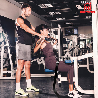 Belt Squat Collar for Nordic Hamstring Curl on Bench, 5.6Ft Long Buckle Strap for Seat Workouts Leg Extension Machines Achieve Stability Comfort Home Exercise Fitness Assisted Muscles Women Men Black