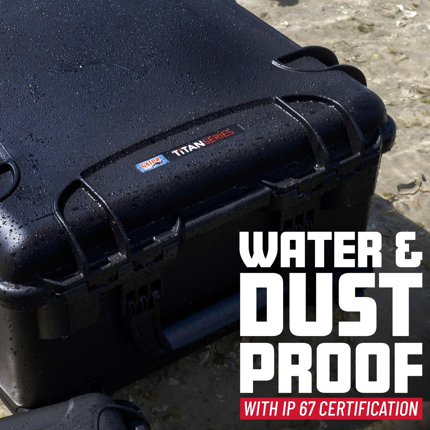 Gator Cases Titan Series Waterproof Utility Case; 41.7" X 13.6" X 12.5"; (GU-4113-12-WPNF)