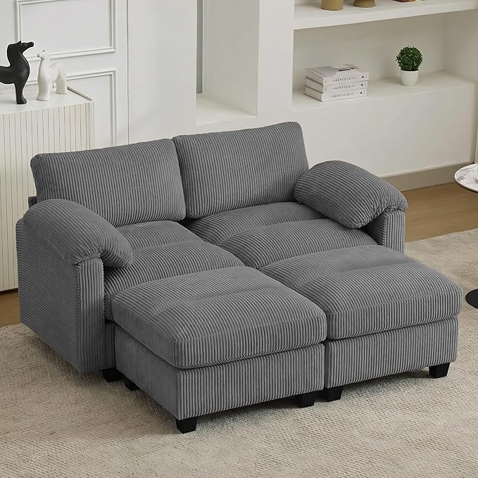 61'' Modular Loveseat Sofa