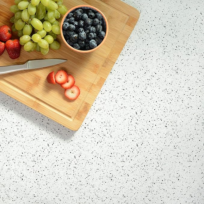 Con-Tact Brand Creative Covering, Self-Adhesive Shelf Liner, Granite Black and