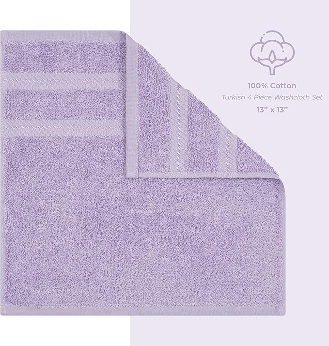 American Soft Linen Luxury Washcloths