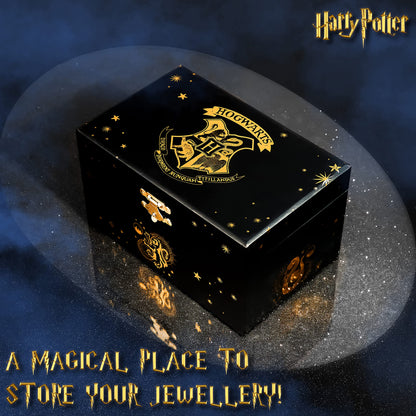 Harry Potter Jewelry Box, Musical Box Storage with Spinning Hogwarts Crest