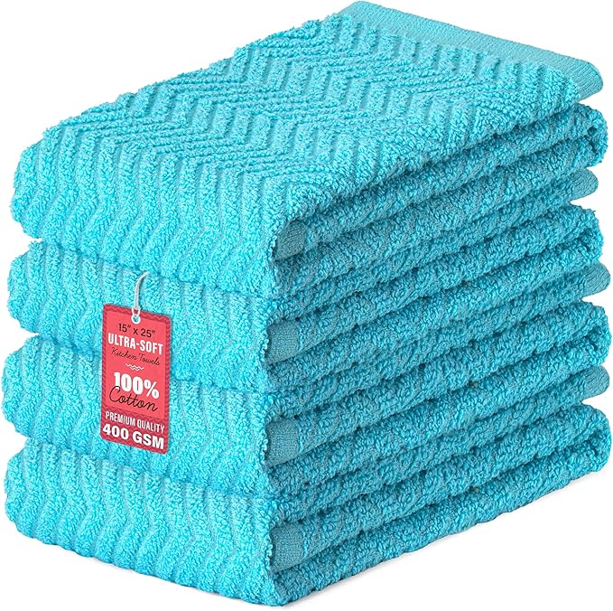DecorRack 100% Cotton Kitchen Towels