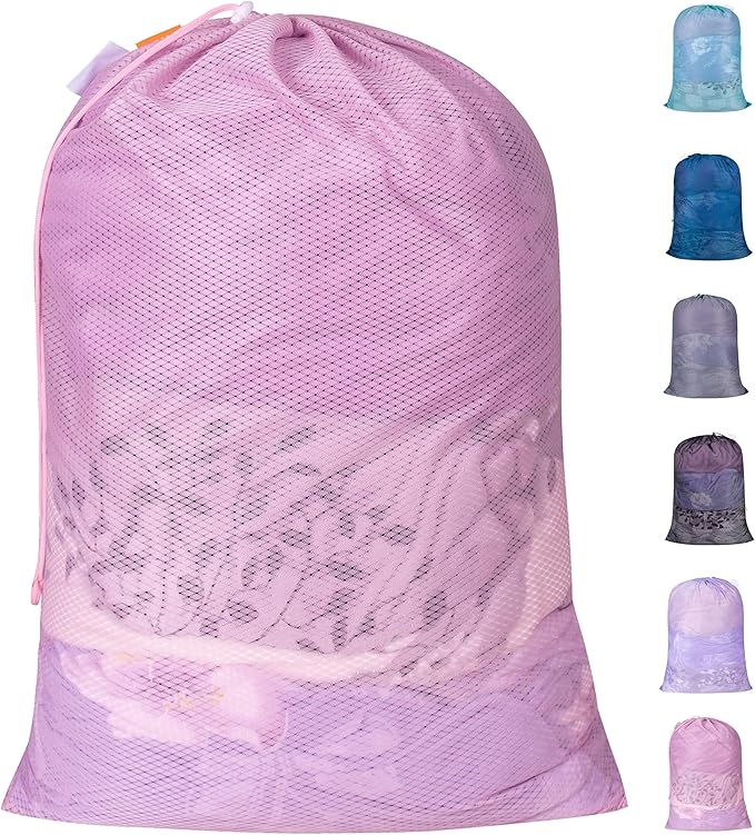 Polecasa Heavy Duty Diamond Large Mesh Laundry Bag
