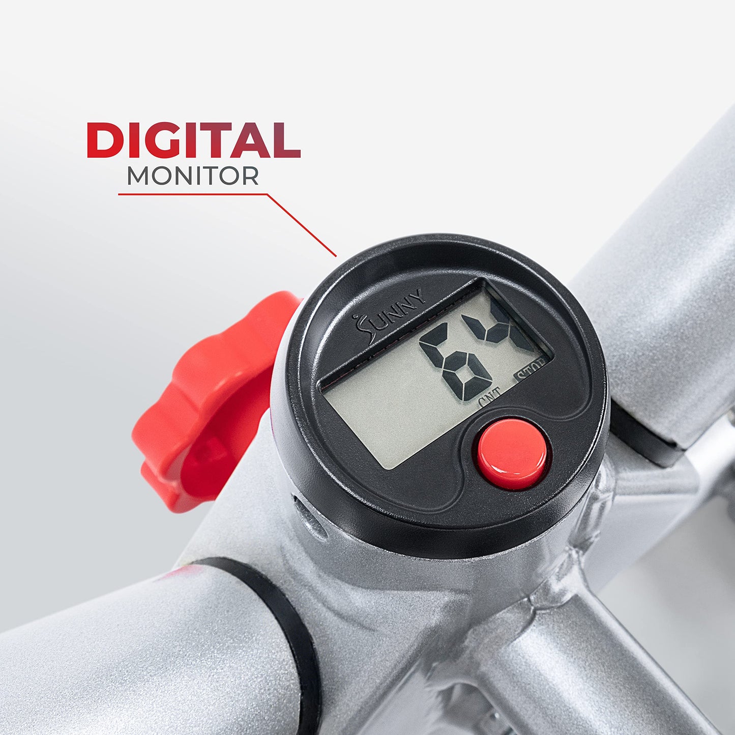 Sunny Health & Fitness Twist Stepper mini steppers for exercise at home Workout Cardio Machine Equipment Gym Stair Master Climber Thigh Space Squat Advanced Twisted Resistance Bands - SF-S0979