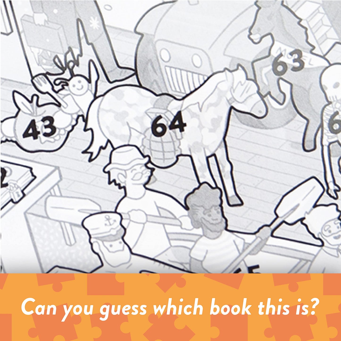 Mayhem in the Library: Jigsaw Puzzle with 101 Hidden Book Titles to Discover, for Book Lovers and Readers