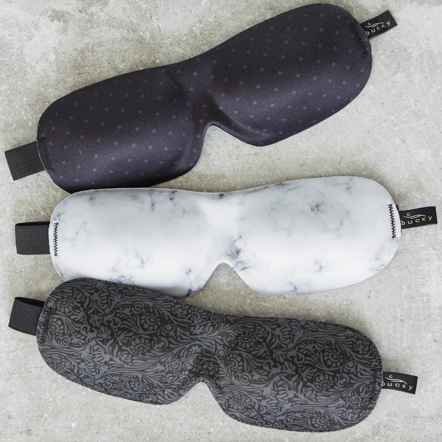 Bucky 40 Blinks No Pressure Printed Eye Mask for Travel & Sleep, Foil, One Size