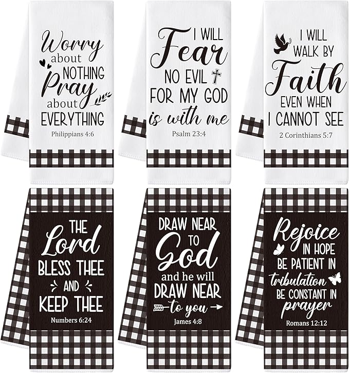 GROBRO7 Bible Verse Hand Towel
