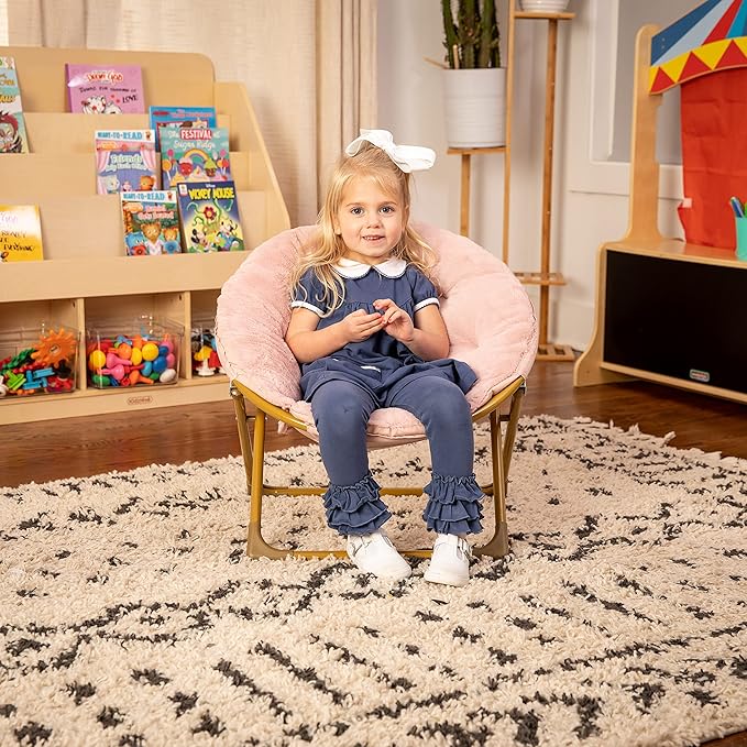 Flash Furniture Gwen Kids Cozy Mini Folding Saucer Chair