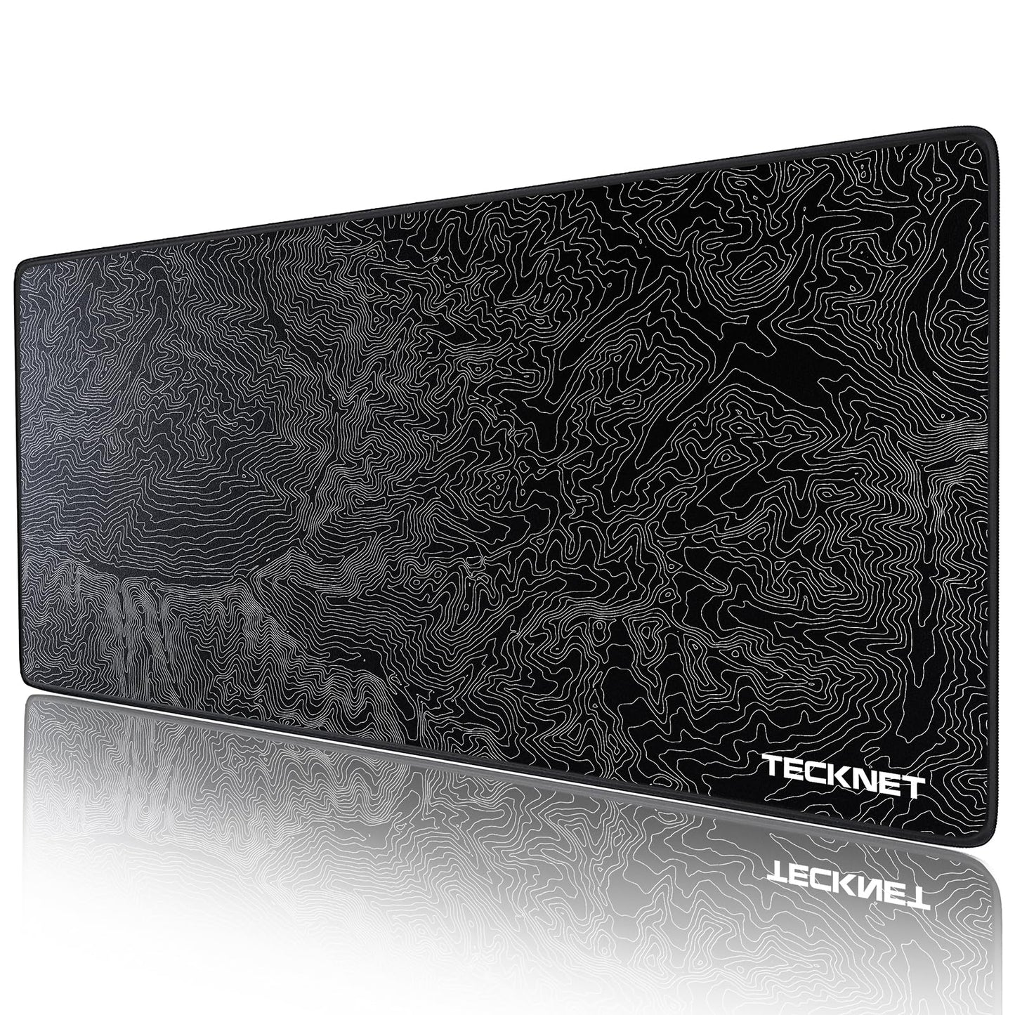 TECKNET Gaming Mouse Pad 900x400x3 mm, Large Mouse Mat, XL Waterproof Desk Pad, Long Computer Mat, Improved Precision And Speed, Non-Slip Rubber Base for Stable Grip On Smooth Surfaces