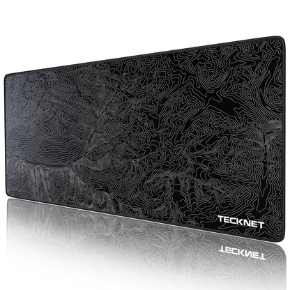 TECKNET Gaming Mouse Pad 900x400x3 mm, Large Mouse Mat, XL Waterproof Desk Pad, Long Computer Mat, Improved Precision And Speed, Non-Slip Rubber Base for Stable Grip On Smooth Surfaces
