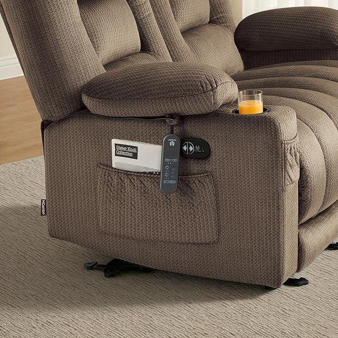 MCombo 55.9" Zero Gravity Power Loveseat Recliner
