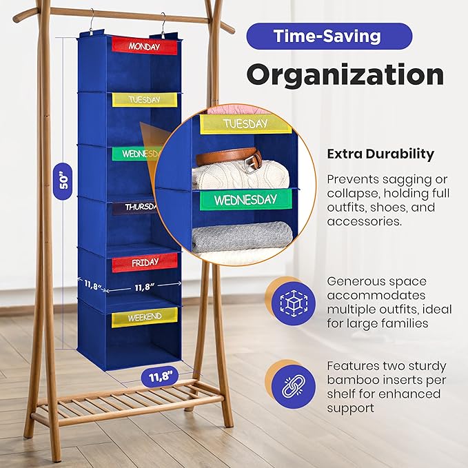 Handy Laundry Hanging Clothes Organizer