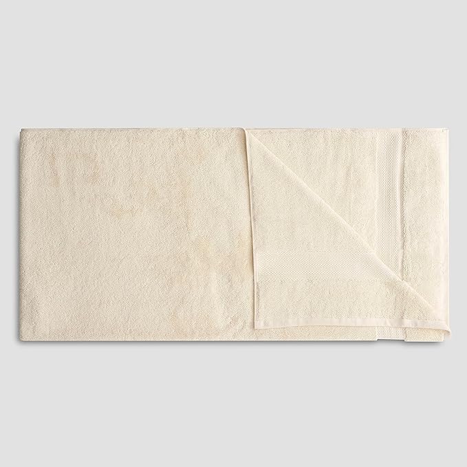 Fabdreams 100% Organic Cotton Bath Sheet Set of 2 700 GSM Oversized Towels