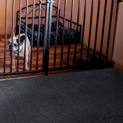 Heavy Duty Horse Stall Mats (20 Pack) - Stable Mats, Durable 3/4 in. Thick Rubber Flooring - Solid Black - 3.5' x 6' Mat for Stables, and More - 42 in. x 72 in. Stall Mat
