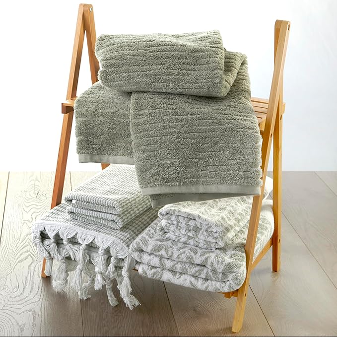 SKL Home CloudSoft Cotton Luxury 2-Piece Hand Towel Set