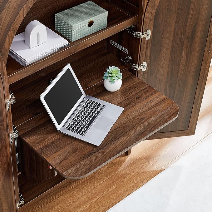 Modway Calista 63 Inch Arched Storage Cabinet