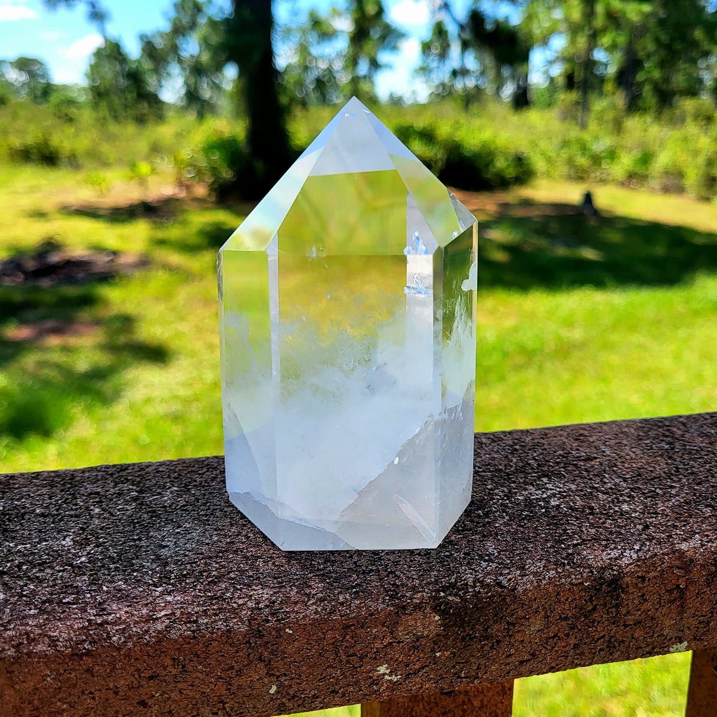 Large Clear Quartz. Natural Himalayan Tibetan High Altitude Raw 6 Sided Point Crystal Obelisk. High Purity Clear Quartz Point. Reiki Healing