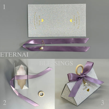 ZJSXINDI 15 Pcs Favor Boxes Gift Wrap Boxes Silver Flash Gift Box 5"x 3" For Party Favor, Weddings, Bridal Showers, Bridesmaids... Gift Wrap Boxes Bulk for Crafting (Purple)