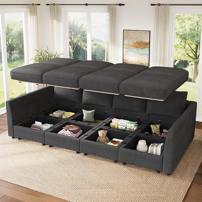 HONBAY Modular Sofa Sectional Sleeper Couch