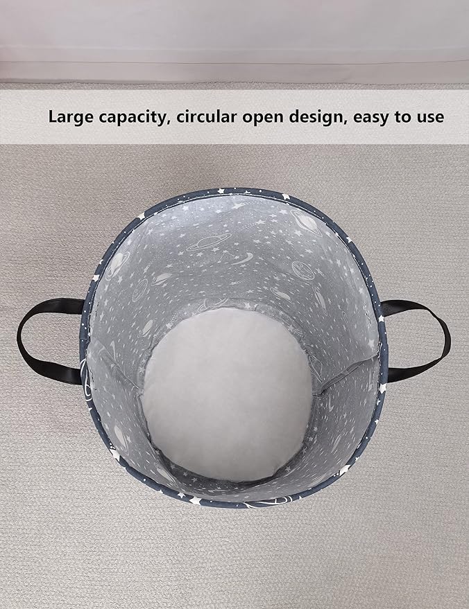 QUEENLALA Large Storage Basket, Laundry Hamper/Bathroom/Home Decor/Collapsible