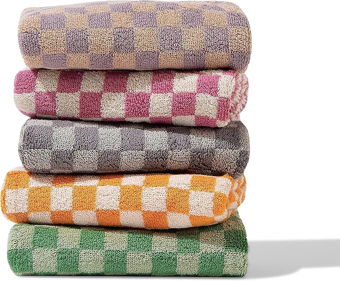 Luxurious Soft Cotton Hand Towels Set of 5