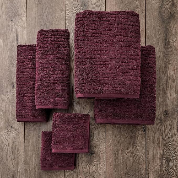 SKL Home CloudSoft 100% Cotton Luxury 6-Piece Towel Set, 600 GSM, Ultra Plush &