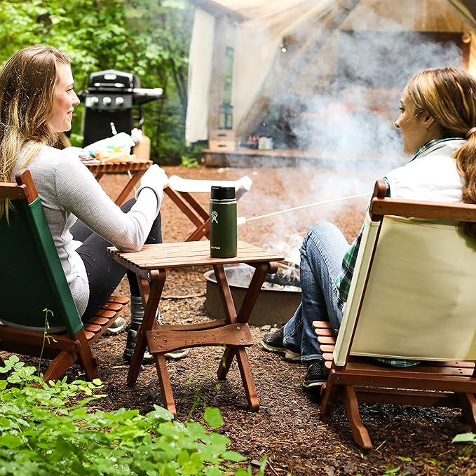 BYER OF MAINE Pangean Lounger Chair – Portable, Lightweight, Foldable Wood and