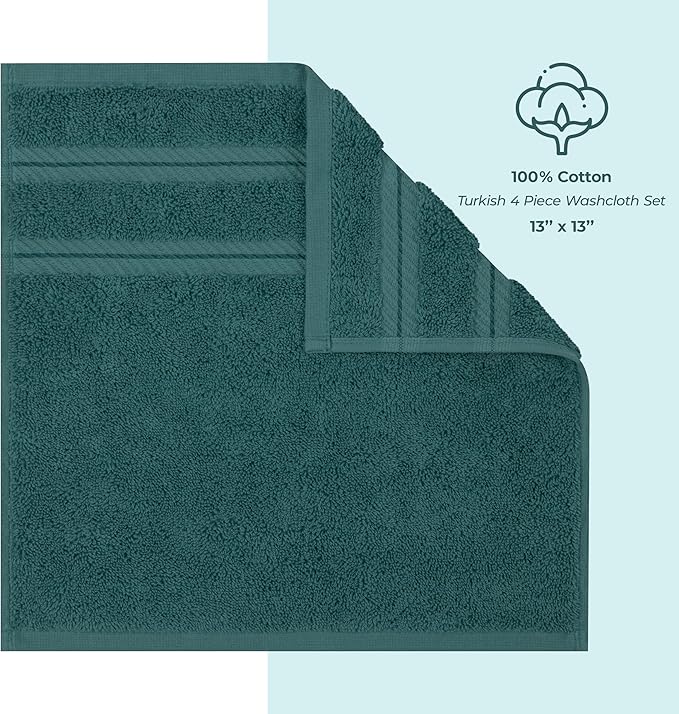 American Soft Linen Luxury Washcloths