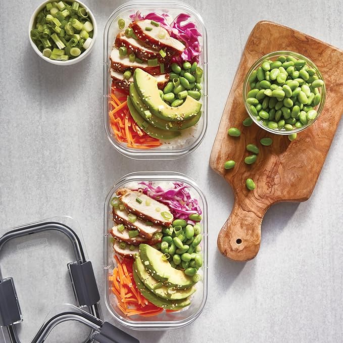 Rubbermaid Brilliance BPA Free Airtight Food Storage Containers