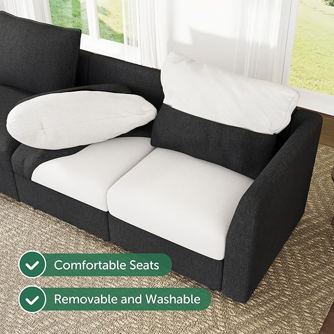 HONBAY Modular Sectional Sofa L Shaped Sectional Couch