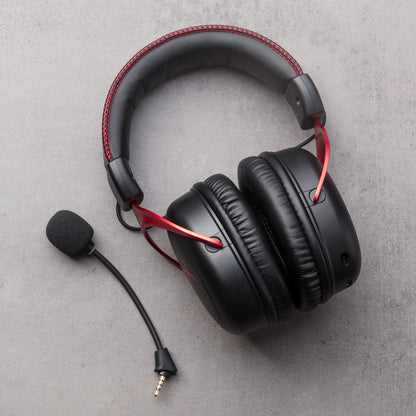 HyperX Cloud II Wireless - Gaming Headset for PC, PS5, PS4, Long Lasting Battery Up to 30 Hours, DTS Headphone:X Spatial Audio, Memory Foam, Detachable Noise Cancelling Microphone with Mic Monitoring