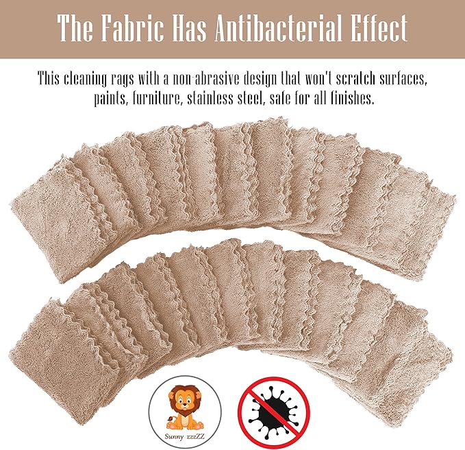 Sunny zzzZZ 24 Pack Kitchen Dishcloths
