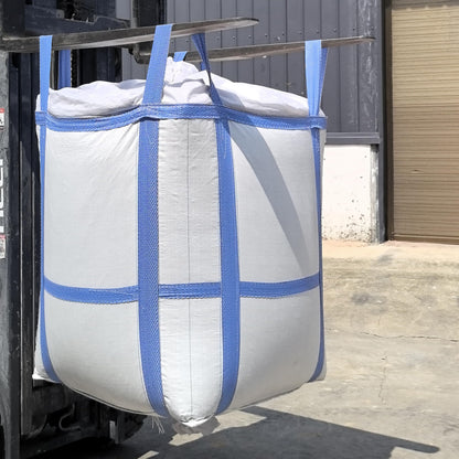 8Pack Aolikebao FIBC Bulk Bag,2 Ton Bag,35.4"L x 35.4"W x 43.3"H,4400lbs SWL Safty Factor 3:1,Woven Polypropylene Bags,Duffle Top #-Shaped Spout Bottom