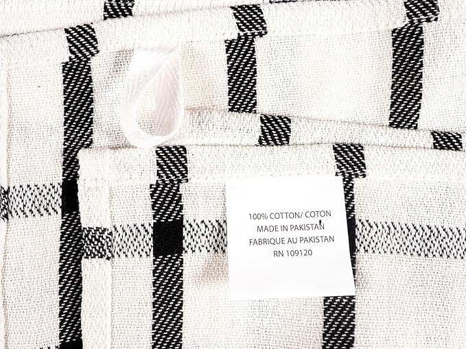 KAF Home Assorted Flat Kitchen Towels |100% Cotton