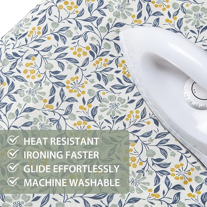 Seiritex Over The Door Ironing Board Cover 14 x 42 inch, Thick Padding and Heat