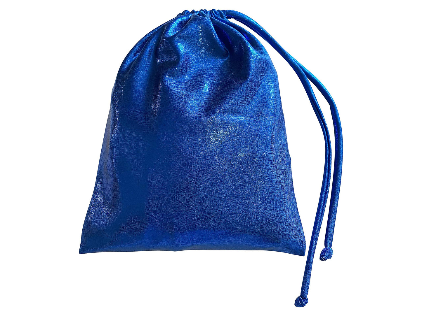 LIL'FOX 8"x10" Drawstring Gymnastics SMALL GRIP BAG 26x20cm - Lightweight Bag for Personal Equipment - Shiny Foil Rhinestones