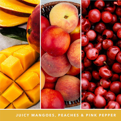 Yankee Candle Scented Candle | Mango Peach Salsa Large Jar | Burn Time: up to 150 Hours | Perfect Gifts for Women