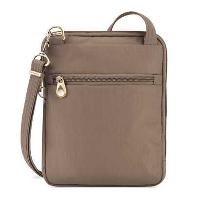 Travelon Anti-Theft Signature Quilted Slim Pouch, Sable, One Size, Anti-theft Signature Quilted Slim Pouch