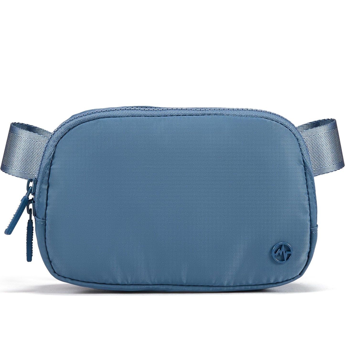 Pander Two Way Zipper Fanny Pack Nylon Everywhere Belt Bag for Women, Water Repellent Waist Packs, Crossbody Bags with Adjustable Strap (Black).