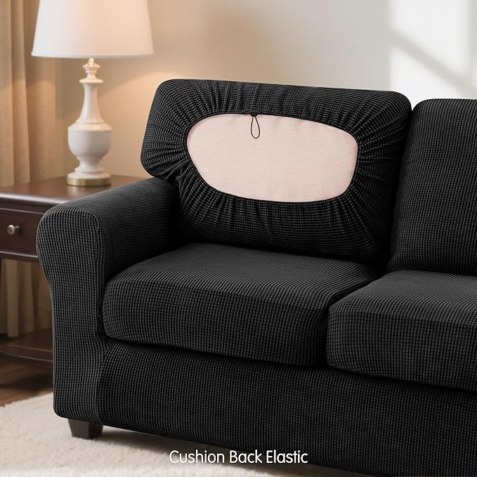 SUBRTEX 5 Pieces Stretch Sofa Slipcover Sets Couch Cover Sets Backrest Cushion