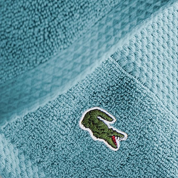 Lacoste Heritage 100% Supima Cotton Bath Towel, Premium Super Soft Bath Towel