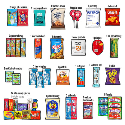 CRAVEBOX Snacks Box Variety Pack Care Package (45 Count) Mother's Day Treats Gift Basket Adults Kids Grandkids Guys Girls Women Men Boyfriend Birthday Cookies Chips College Student Office School