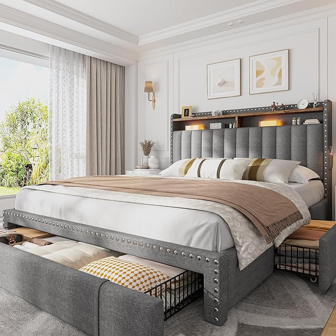 EnHomee Queen Size Bed Frame