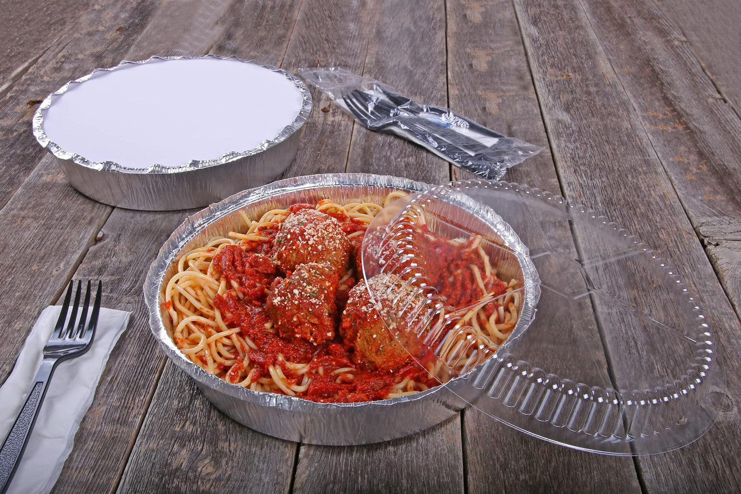 AmerCareRoyal 6-in-1 Disposable Silverware Heavy Weight Plastic Utensil Set with Teaspoon, Fork, Knife, Salt & Pepper Packets, 13x17 Napkin - Individually Wrapped Cutlery Meal Kit, Black, Case of 250