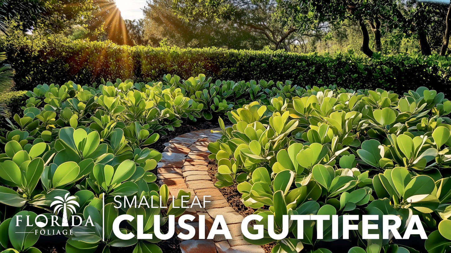 Clusia Guttifera Small Leaf | 10 Live Plants | Clusia guttifera | Privacy Hedge Plants | Evergreen Shrub for Tropical Landscaping