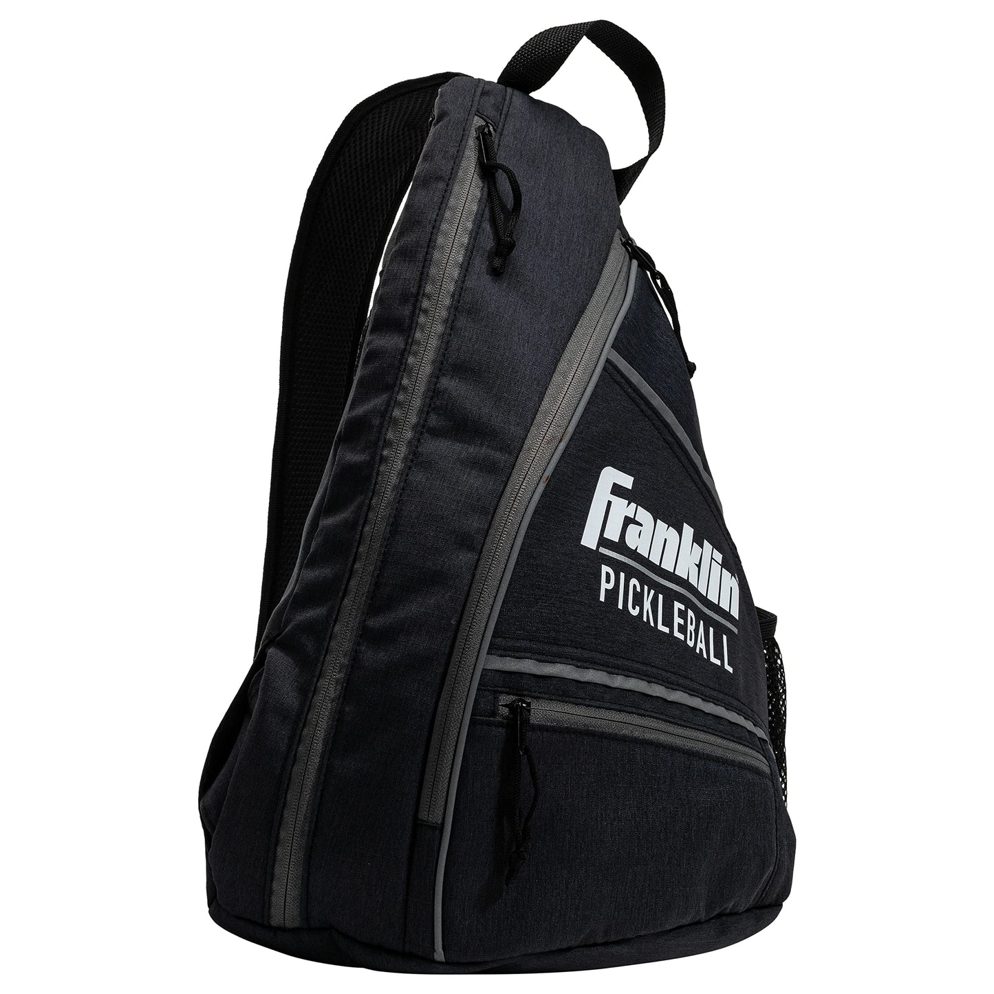 Franklin Sports Pickleball Bags - Pickleball Sling Bag Backpack for Gear + Equipment - Bag for Men Women - Holds Paddles, Balls + Accessories - Charcoal