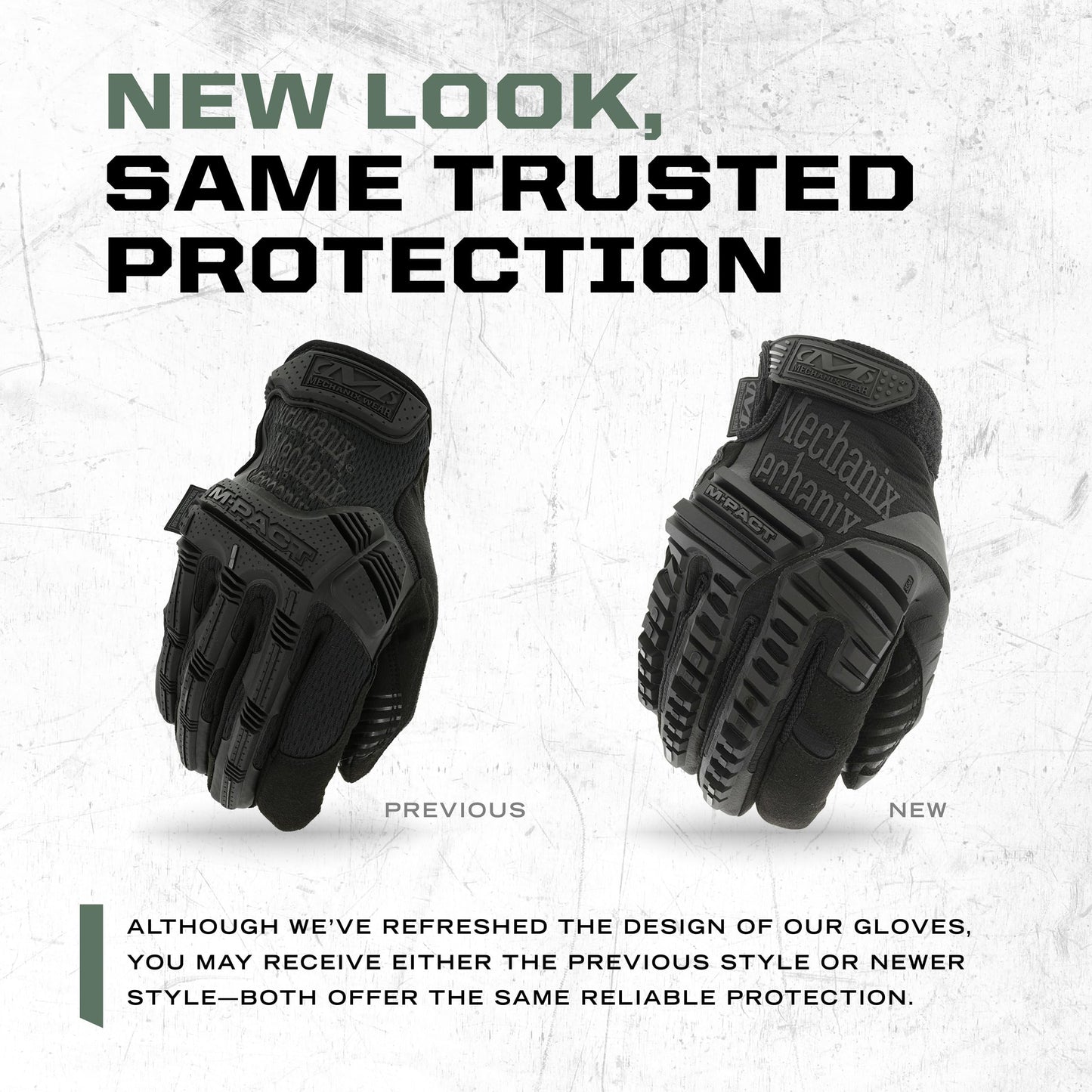 Mechanix Wear - M-Pact Covert Gloves (Small, Black) MPT-55-008