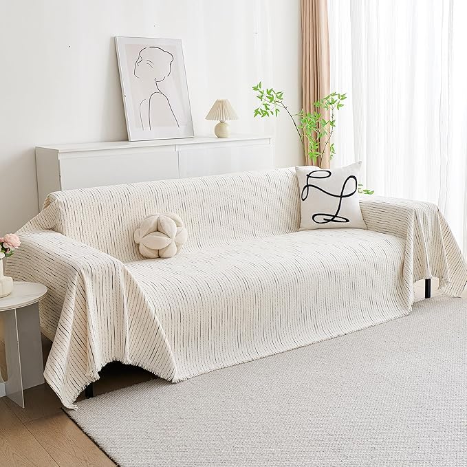 MYSKY HOME Couch Cover for Dogs, Sectional Couch Cover